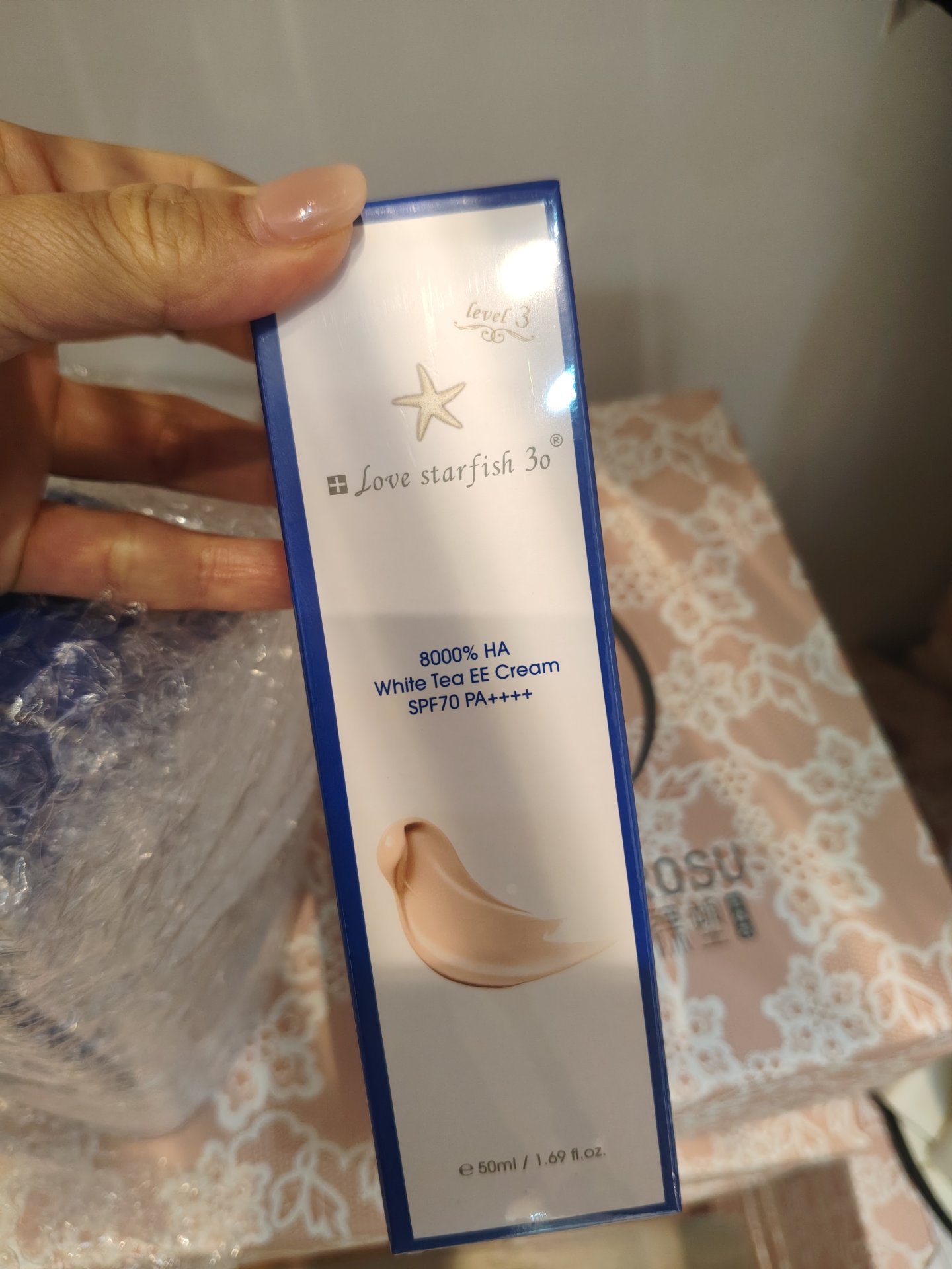 Love starfish 3o白茶防曬隔離霜 SPF70 PA++++