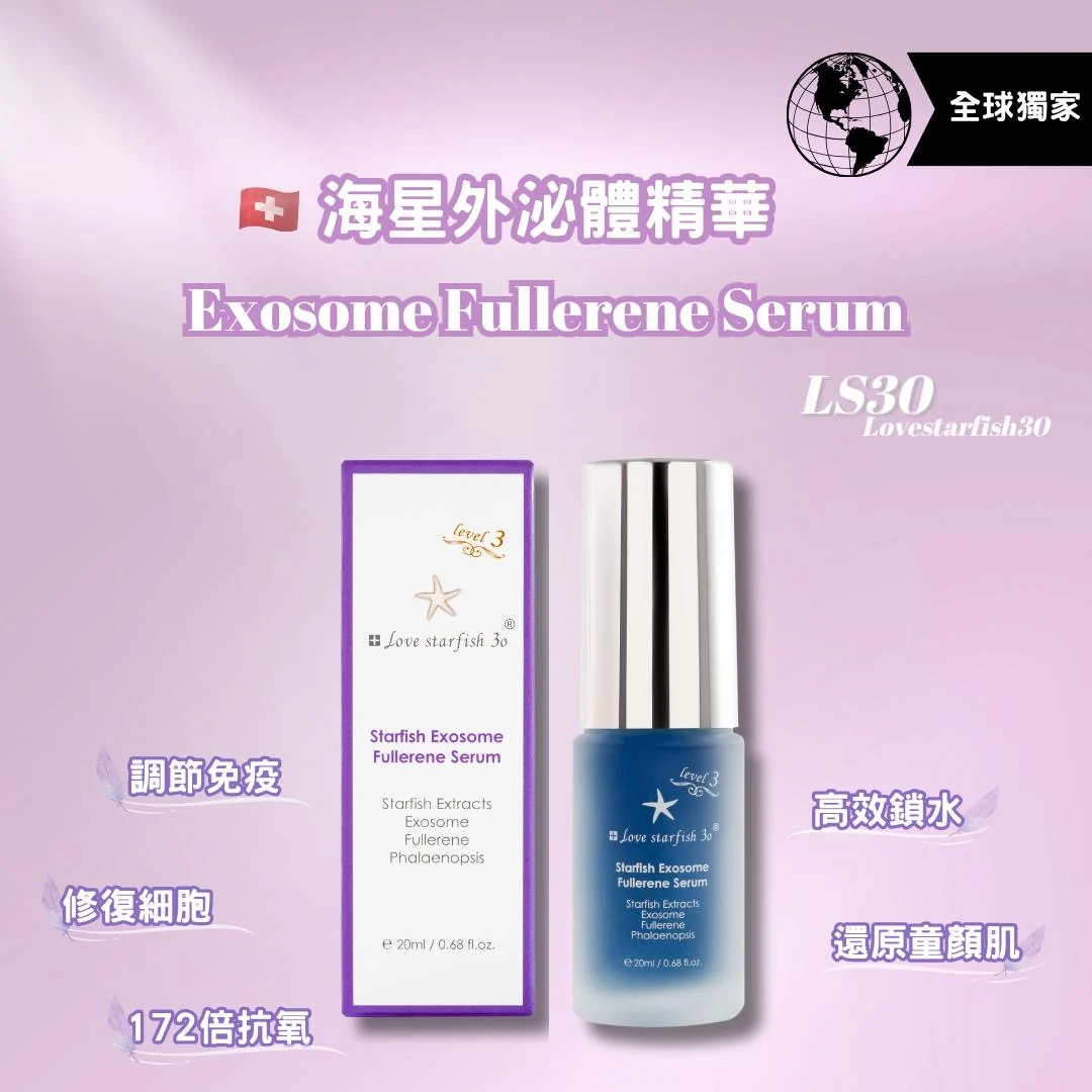 瑞士海星外泌體富勒烯精華