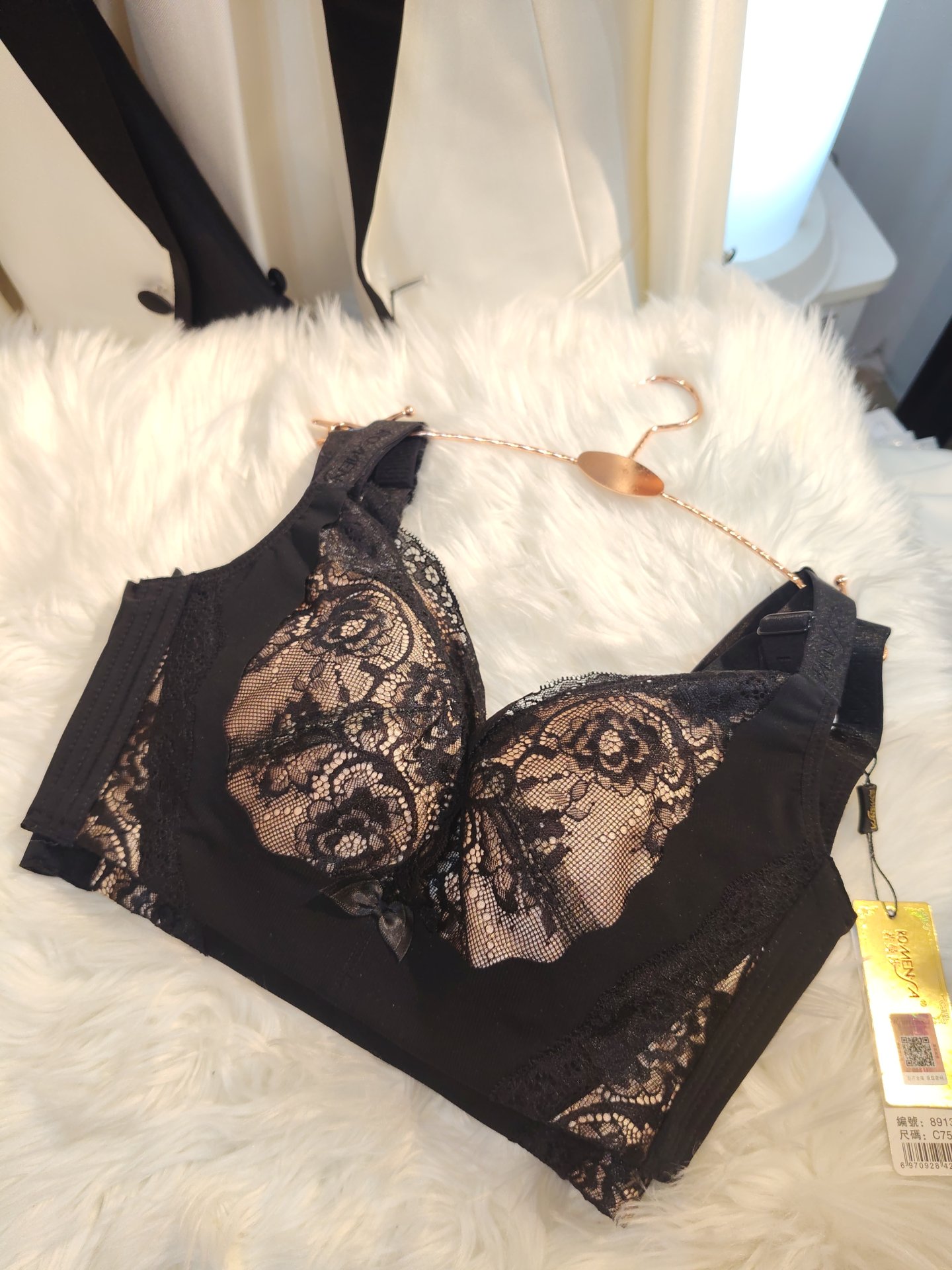 若曼莎 75C #8913黑色